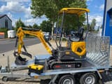 Berger Kraus BK1000JS mini excavator, side view