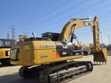 2020 Caterpillar 324D crawler excavator, rear three-quarter view