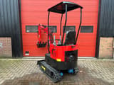2024 JPC HT-12 mini excavator, front three-quarter view