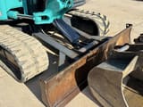 2020 Kobelco SK85MSR-7 mini excavator front blade and tracks