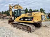 2008 Caterpillar 324DLN crawler excavator, rear three-quarter view