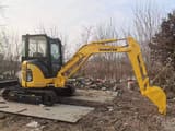 2022 Komatsu PC35MR mini excavator, side view