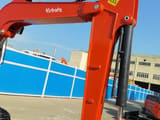 2023 Kubota KX155-5 mini excavator boom detail