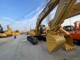 2021 Caterpillar 320B crawler excavator, front three-quarter view