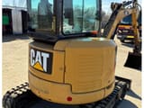 2015 Caterpillar 303.5ECR crawler excavator, rear three-quarter view