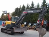 2015 Volvo ECR88D crawler excavator, front three-quarter view