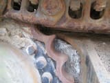 1994 JCB JS450 crawler excavator track sprocket detail