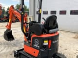 2024 Kubota U10-5 mini excavator, rear three-quarter view