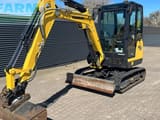 2018 Yanmar SV26 mini excavator, front three-quarter view