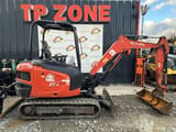 2018 Kubota KX027-4 mini excavator side view