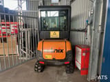 2011 Hanix H15B mini excavator rear view