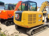 2018 Caterpillar 306E2 mini excavator, rear three-quarter view