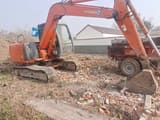 2016 Hitachi ZX70 mini excavator side view