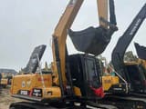 2015 Sany SY155C mini excavator, rear three-quarter view