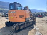 2017 CASE CX75C SR crawler excavator, rear three-quarter view
