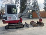 2019 Takeuchi TB225 mini excavator, side view