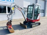 2020 Takeuchi TB216 mini excavator, side view