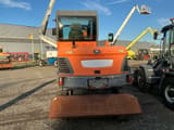 2015 Doosan DX55W mini excavator rear view