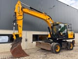 2016 JCB JS160W wheel excavator, side profile view