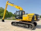 2025 JCB 245 HDLR long reach excavator, side view