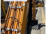 2024 Hyundai R220-9S crawler excavator boom and hydraulic detail