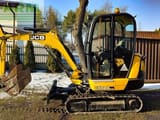 2017 JCB 8026 CTS mini excavator, side view