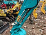 Kubota KX135 mini excavator boom and bucket detail