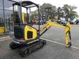 2023 New Holland E17D mini excavator, rear three-quarter view