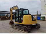 2019 Caterpillar 308E2CR crawler excavator, rear three-quarter view