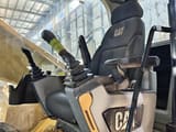 2023 Caterpillar 320GC crawler excavator interior cab view