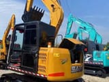 2024 Sany SY75C mini excavator rear three-quarter view