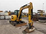 2016 Caterpillar 305E2 crawler excavator, front three-quarter view