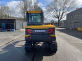 2019 Volvo EC55D mini excavator, rear view