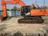 2019 Hitachi Zaxis 350 crawler excavator, side profile view