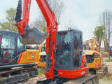 2024 Kubota U48-4 mini excavator, front three-quarter view