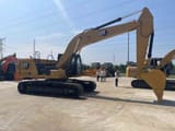 2021 Caterpillar 330GC crawler excavator, side view