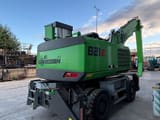 2022 Sennebogen 821 E material handler, rear three-quarter view