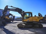 2007 Volvo EC210CNL crawler excavator side view