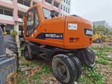 2018 Doosan DH150W-7 wheel excavator rear three-quarter view