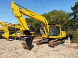 2018 Komatsu PC200-6 crawler excavator, side profile view