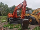 2018 Doosan DH150W-7 wheel excavator, front three-quarter view