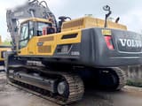 2019 Volvo EC480DL crawler excavator, rear three-quarter view