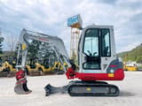 2019 Takeuchi TB219 mini excavator, side view