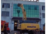 2023 Komatsu PC450-8 crawler excavator, rear view