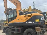 2023 Hyundai 210w-9 wheeled excavator, side view