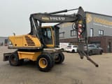 2005 Volvo EW160B wheel excavator, side profile view