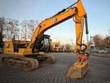2020 Caterpillar 320-07C crawler excavator, side view