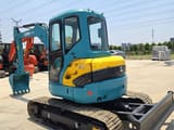 2020 Kubota KX155 mini excavator, rear three-quarter view
