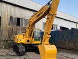 2017 Komatsu PC200-7 crawler excavator, front three-quarter view
