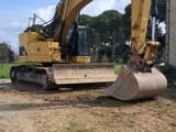 2008 Caterpillar 328D crawler excavator, side view